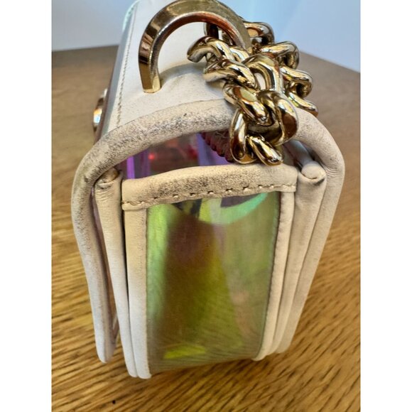 Kate Spade Optic White Hologram Iridescent Nicola Bag 7" X 5" X 2" - Picture 6 of 16